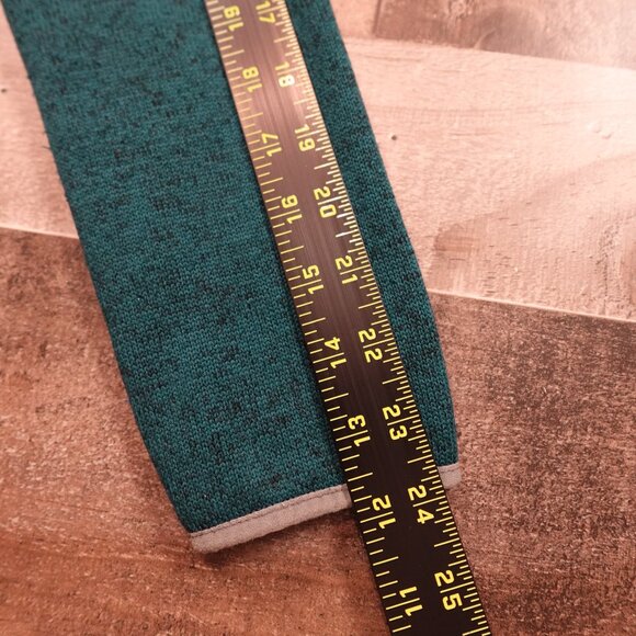 Eddie Bauer Full Zip Fleece Jacket Women’s M Green Heather Outdoor Warm Layer - Picture 8 of 11